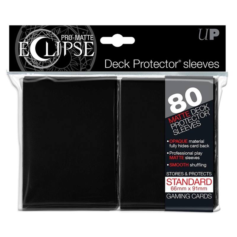 Ultra Pro Matte Eclipse 80-Count Sleeves Red