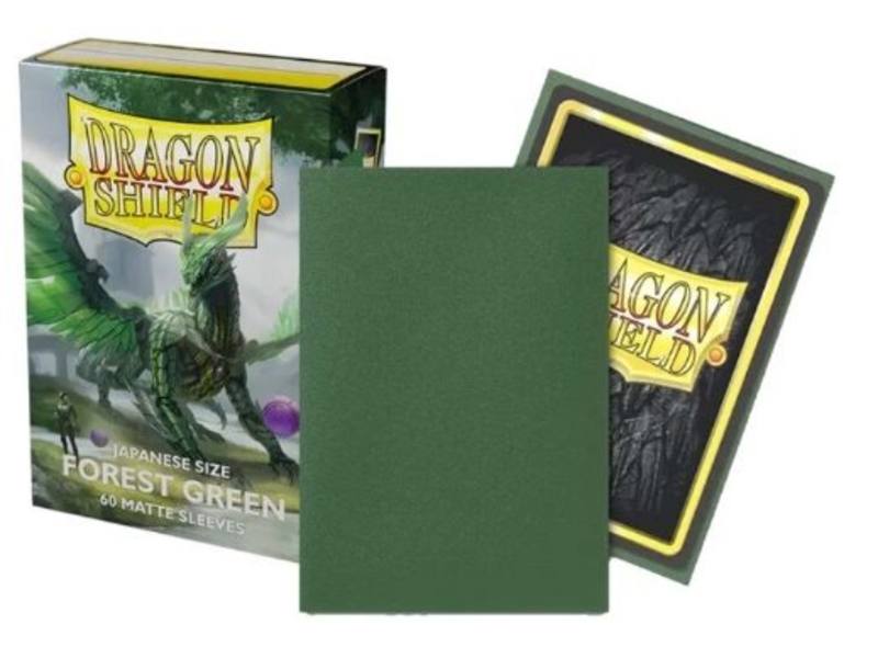 Dragon Shield Matte Forest Green (60CT) YuGiOh Sleeves