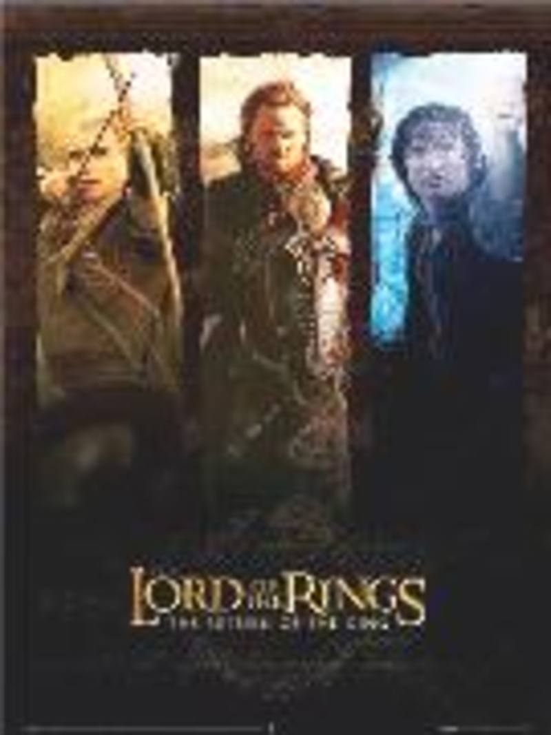 Lord Of The Rings Trio Poster (Slight Damage)